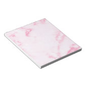 Roze marmer notitieblok (Schuin)