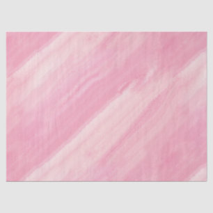 Roze marmer ombre penseelstrepstrepen tissuepapier