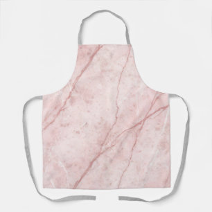 Roze Marmer Organische Stof Roze Blush Schort