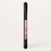  roze marmer Romantic Monogram Case-Mate iPhone Case (Achterkant / rechts)