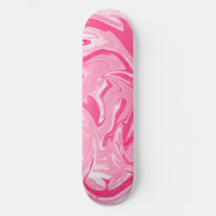 Roze marmer Skateboard Deck