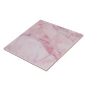 Roze marmer tegeltje (Zijkant)