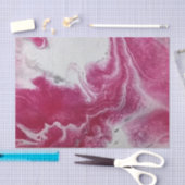Roze marmeren abstract tissuepapier (Craft)