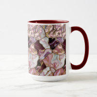 Roze marmeren mok goud aderen luxe koffiekopje
