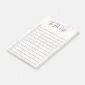  Roze Marmeren Patroon Post-it® Notes (Schuin)