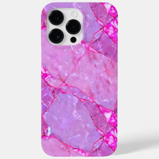 Roze Marmeren Textuur, Marmeren Effect Case-Mate iPhone 14 Pro Max Hoesje