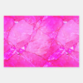 Roze Marmeren Textuur, Marmeren Effect Inpakpapier Vel (Voorkant 2)