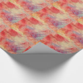 Roze marmerpapier cadeaupapier (Hoek)