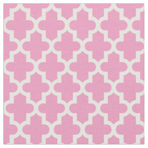 Roze Marokkaanse print Stof