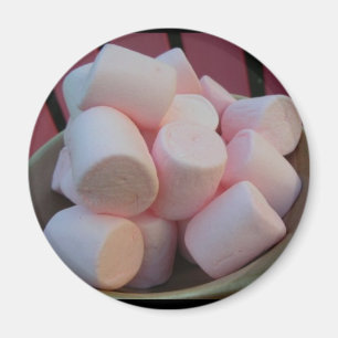 Roze Marshmallow Magnet Magneet