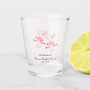 Roze Martini Coquette Vrijgezellenfeest Party Favo Shot Glas