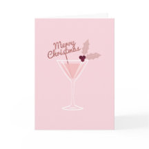 Roze Martini Kerstmis