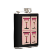 Roze Martinis Heupfles (Rechts)