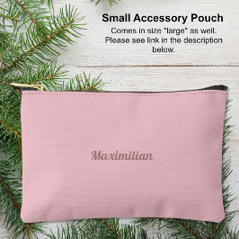 Roze - massief klein accessoire zakje etui