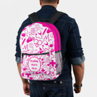 Roze Medische Iconen Patroon  Gezondheidszorg