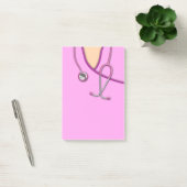 Roze medische krabben post-it® notes (Kantoor)