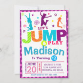 ROZE MEISJE SPRING FEest VERJAARDAGSUITNODIGING TE Kaart (Voorkant)