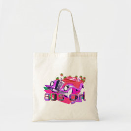 Roze meisje van 80 tote bag