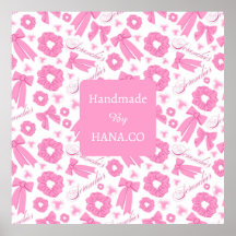 Roze Meisjesachtige Scrunchies Patroon Mooie Haar