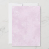 Roze Meisjesavond Wijn  Kaart (Achterkant)