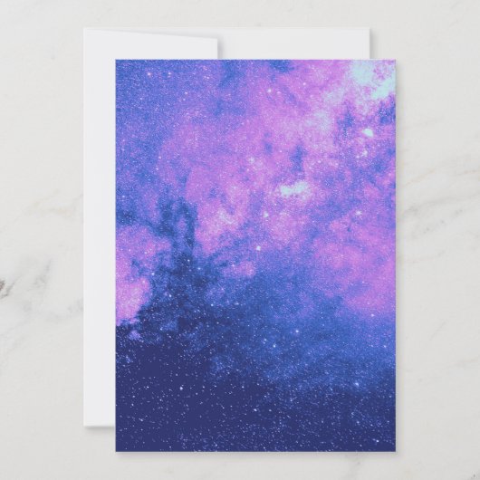 Roze melkweg     kaart (Voorkant)