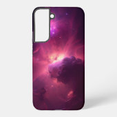 Roze melkweg samsung galaxy hoesje (Achterkant)