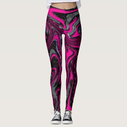 Roze Melter Leggings (Voorkant)
