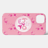 Roze Mermaid Pattern Case-Mate iPhone Case (Achterkant (horizontaal))