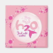 Roze Mermaid Pattern Magneet (Voorkant)