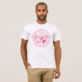 Roze Mermaid Pattern T-shirt (Voorkant volledig)