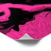 Roze mermaïde Poster (Hoek)