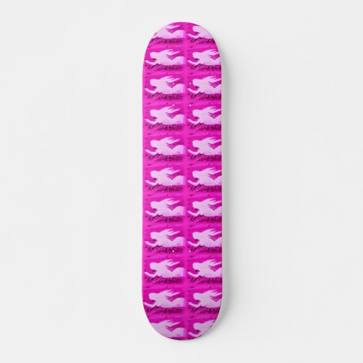 roze mermaïden aanwijzen skateboard (Voorkant)