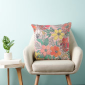 Roze, met de hand getekend, crème girale roze kussen (Stoel)