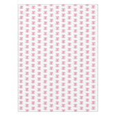 Roze met de hand geverfde Waterverf Girly Pattern Tafelkleed (Voorkant)