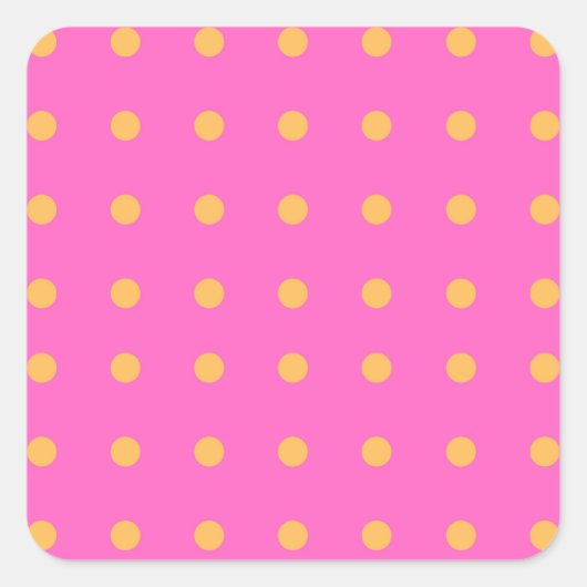 Roze met Gele Stippen_Leuke Stickers (Voorkant)