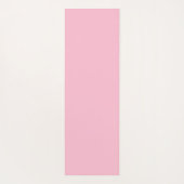  roze met Paarse Floral Print Yogamat (Achterkant)