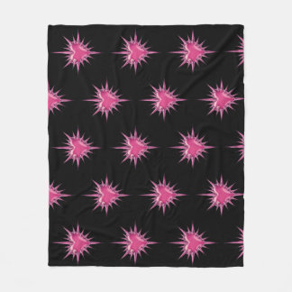 Roze Met Prikkeldraad Hart Cybersigilism Fleece De Deken