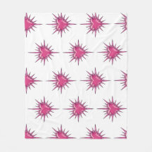 Roze Met Prikkeldraad Hart Cybersigilism Fleece De