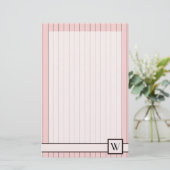 Roze met zwart papier (Staand voorkant)