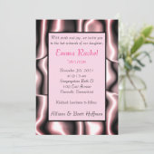 Roze Metaal Kaart (Staand voorkant)