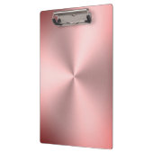 Roze metalen blik klembord (Links)