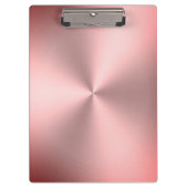 Roze metalen blik klembord (Voorkant)