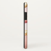 Roze metalen bubbels Meisje Peach Gold Case-Mate iPhone Case (Achterkant/rechts)
