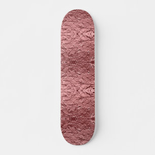 Roze metalen karton skateboard