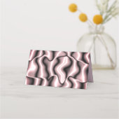 Roze metalen plaatskaarten (Achterkant)