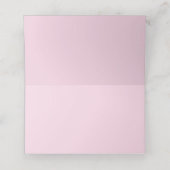 Roze metalen plaatskaarten (Binnenkant ongevouwen)