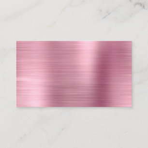 Roze Metallic Shimmer Folie Blank Plaatskaartje