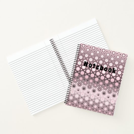 Roze Metamorfose ontwerp Notitieboek (Binnen)