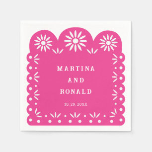 ROZE MEXICAANSE PAPEL PICADO SERVET