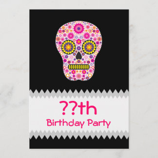 Roze Mexicaanse sull Birthday Kaart